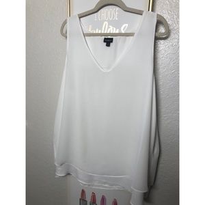 Torrid 2-Layer Chiffon Tank Top
